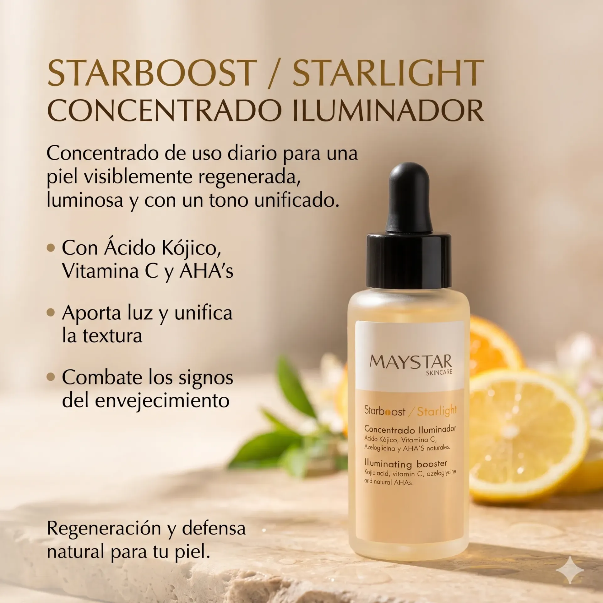 Suero Concentrado Iluminador Maystar